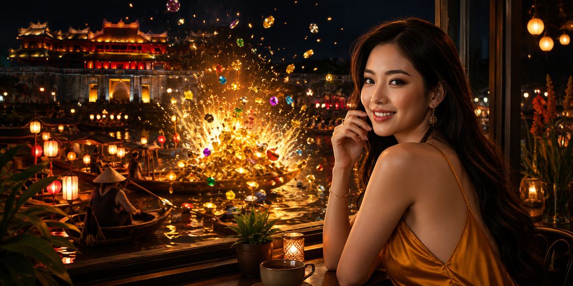 Người dùng Huế truy cập 789pet trên điện thoại khi uống cà phê